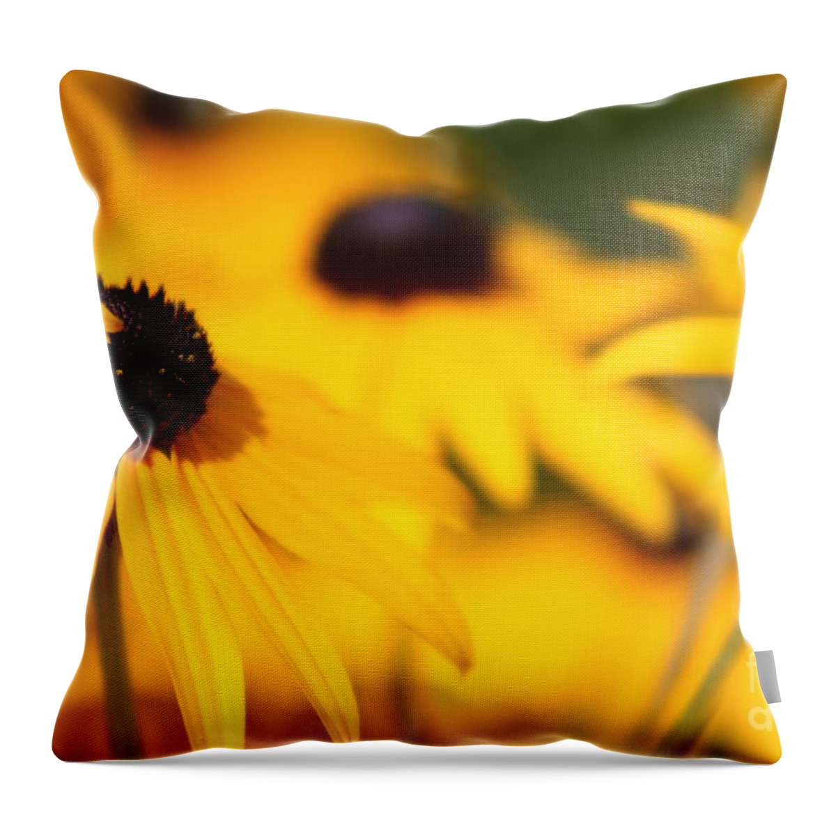 Yellow Throw Pillow featuring the photograph Nature's Beauty 50 by Deena Withycombe