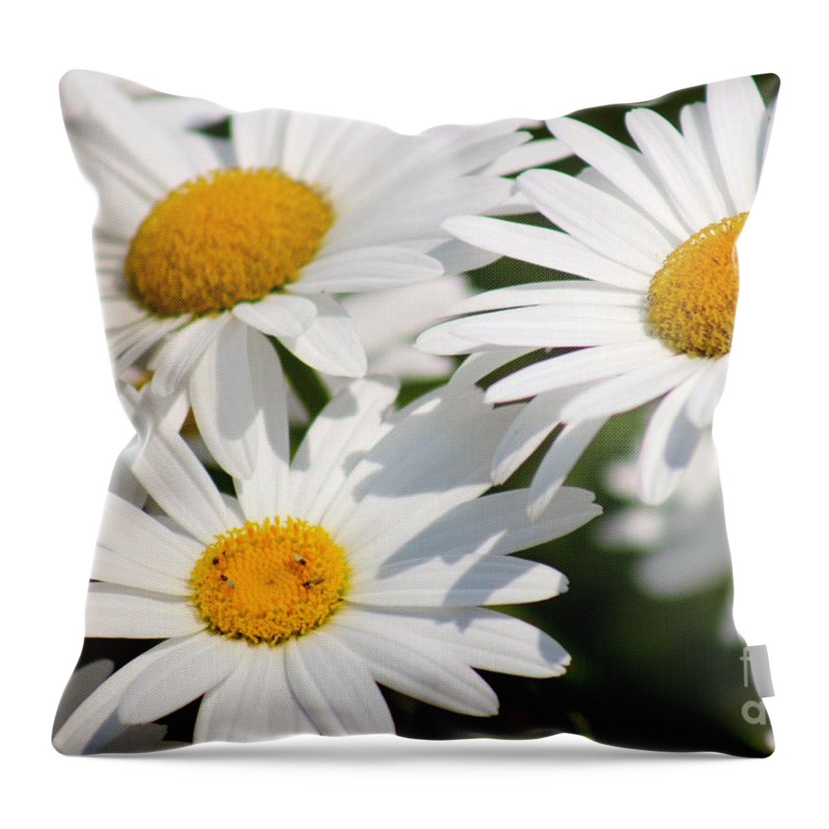 Yellow Throw Pillow featuring the photograph Nature's Beauty 55 by Deena Withycombe