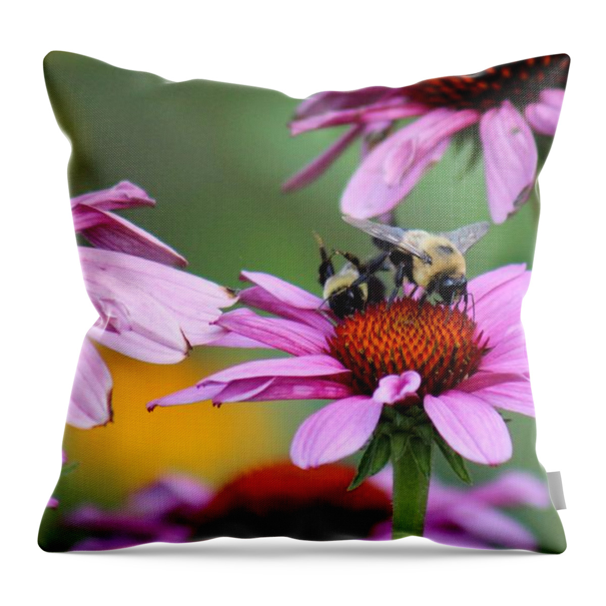 Pink Throw Pillow featuring the photograph Nature's Beauty 65 by Deena Withycombe