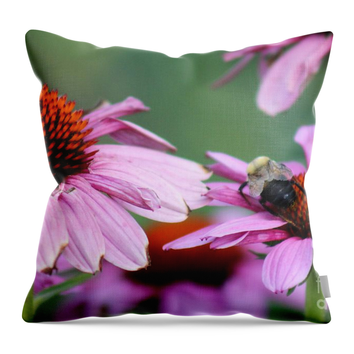 Pink Throw Pillow featuring the photograph Nature's Beauty 71 by Deena Withycombe