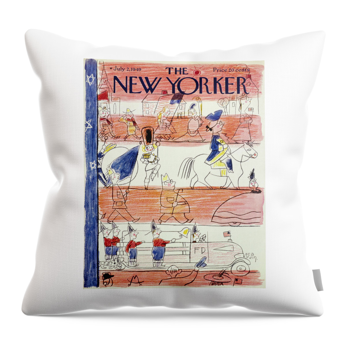 New Yorker July 2 1949 Throw Pillow