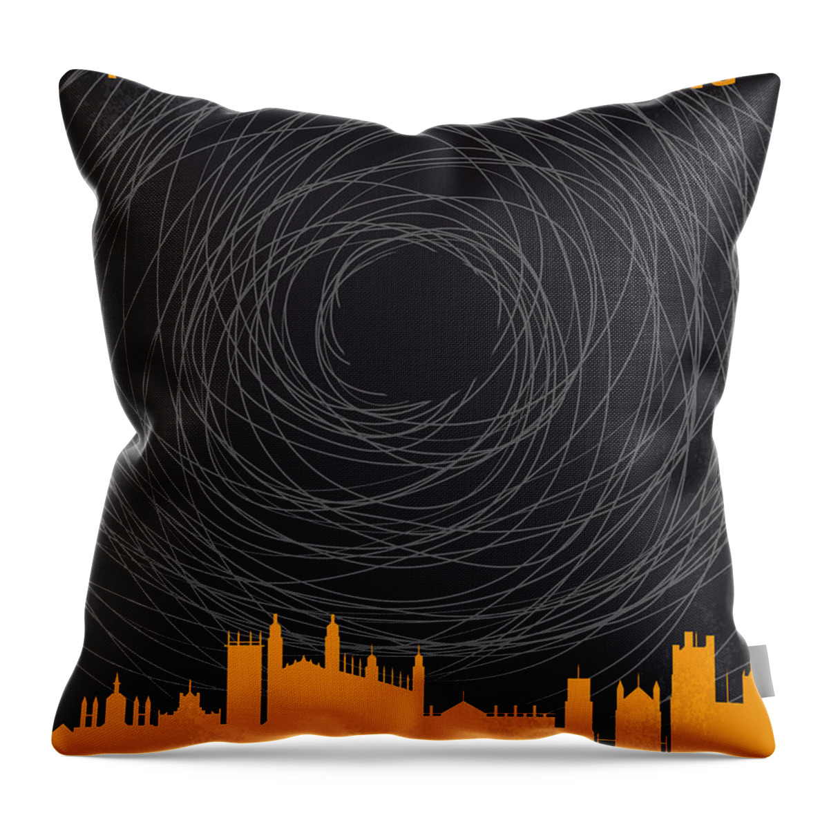 The Throw Pillow featuring the digital art No568 My The theory of everything minimal movie poster by Chungkong Art