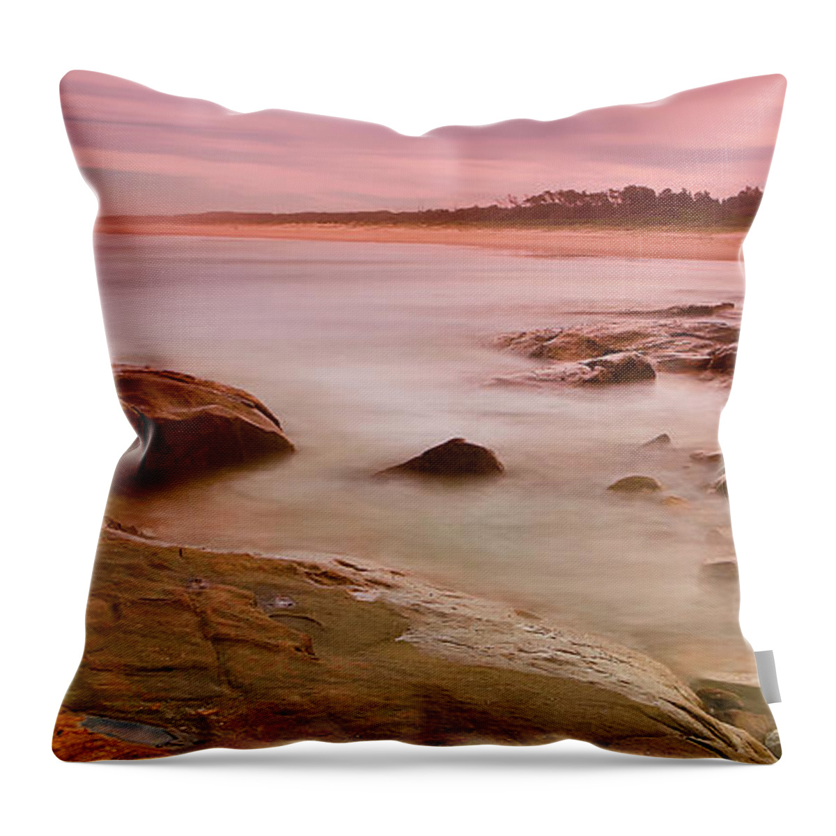Seascape Photography Throw Pillow featuring the photograph Ocean beauty 801 by Kevin Chippindall