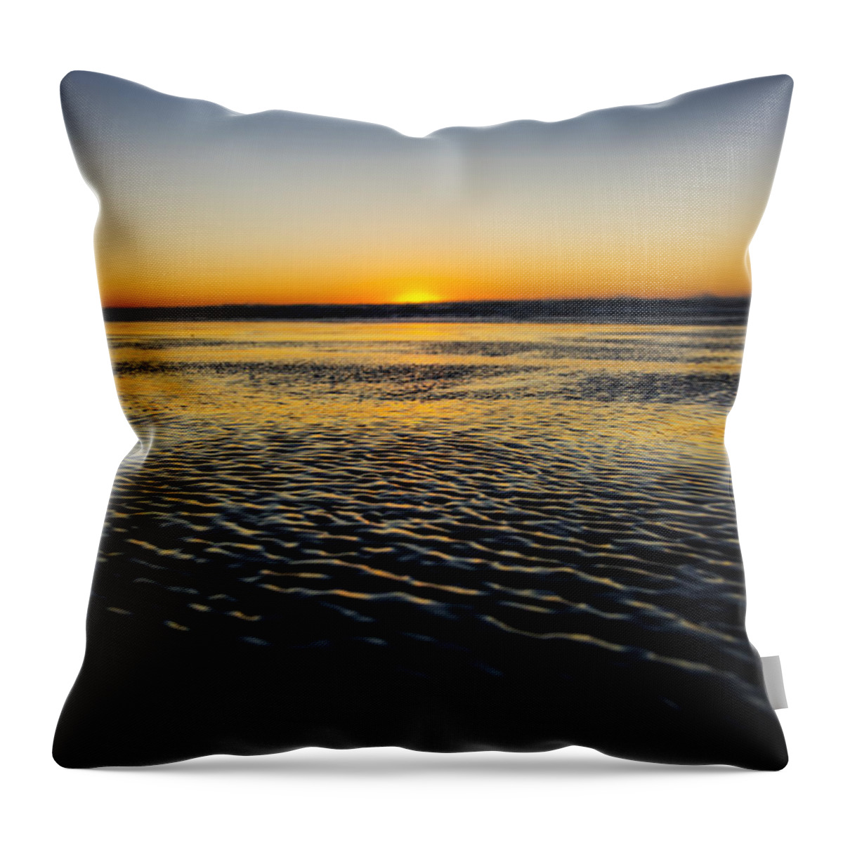 Day Throw Pillow featuring the photograph Ocean Shores Sunset by Pelo Blanco Photo