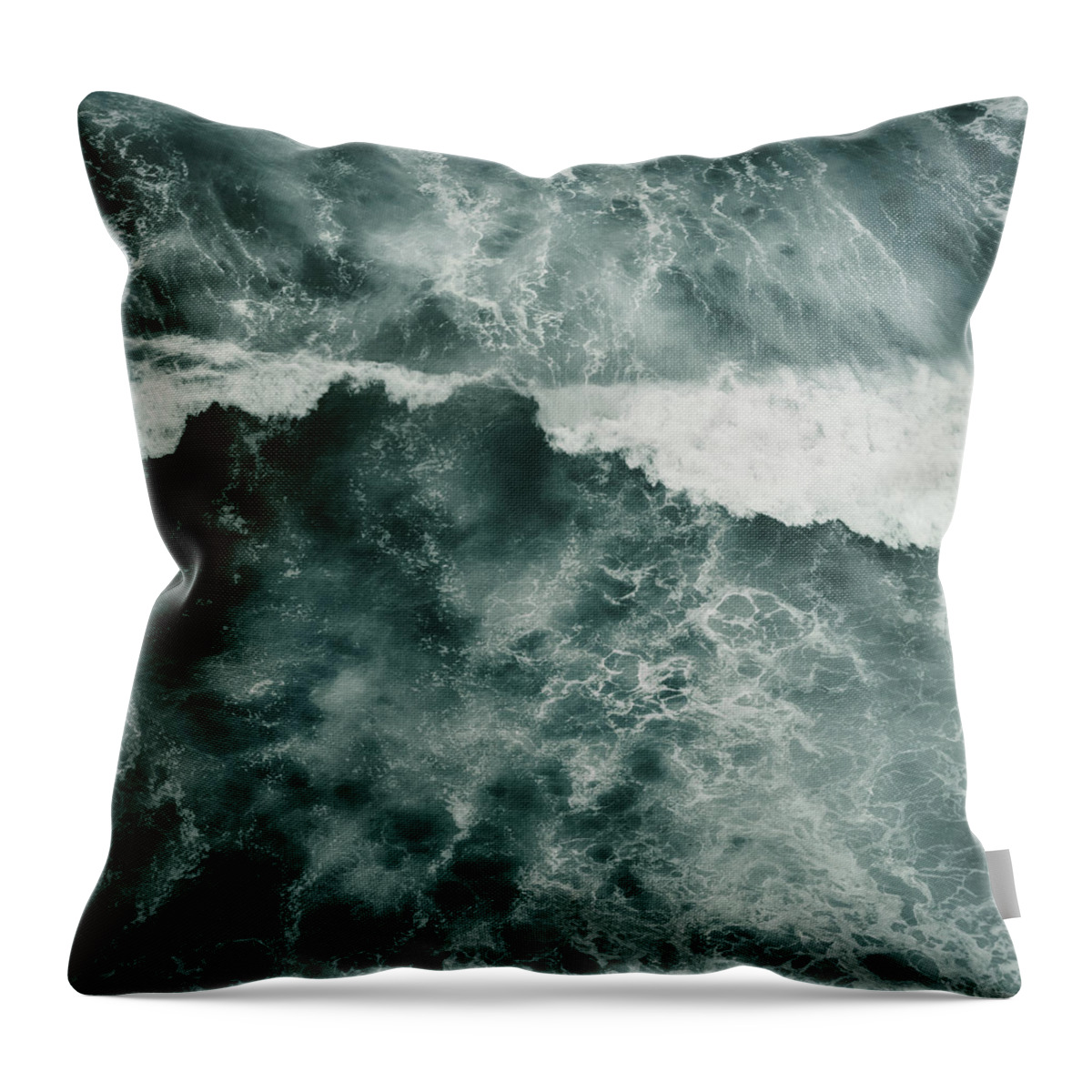 Tenerife Throw Pillow featuring the photograph Ocean Wave by Dorit Fuhg