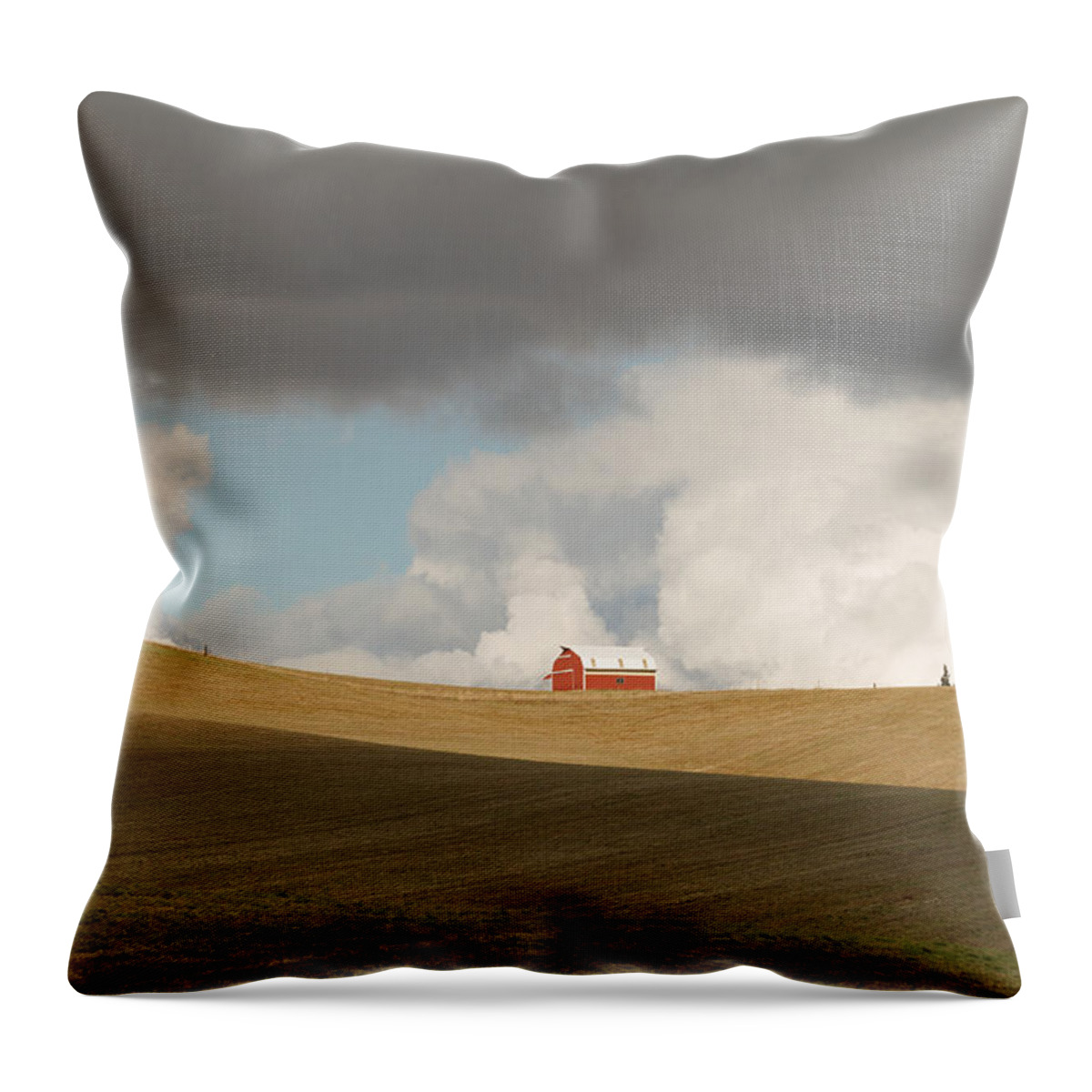 Agriculture Throw Pillow featuring the photograph Oregon Farming by Scott Slone