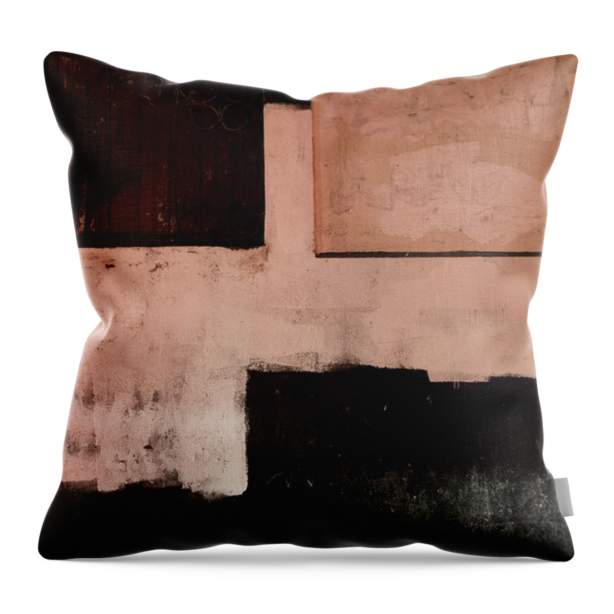 Peeling Paint Throw Pillow featuring the photograph Panamanian Texture No.7 by Jessica Levant