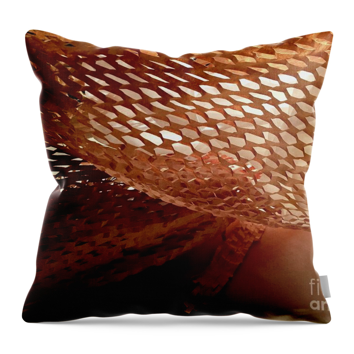 Color Texture Pattern Light Throw Pillow featuring the photograph Paper Series 1-9 by J Doyne Miller