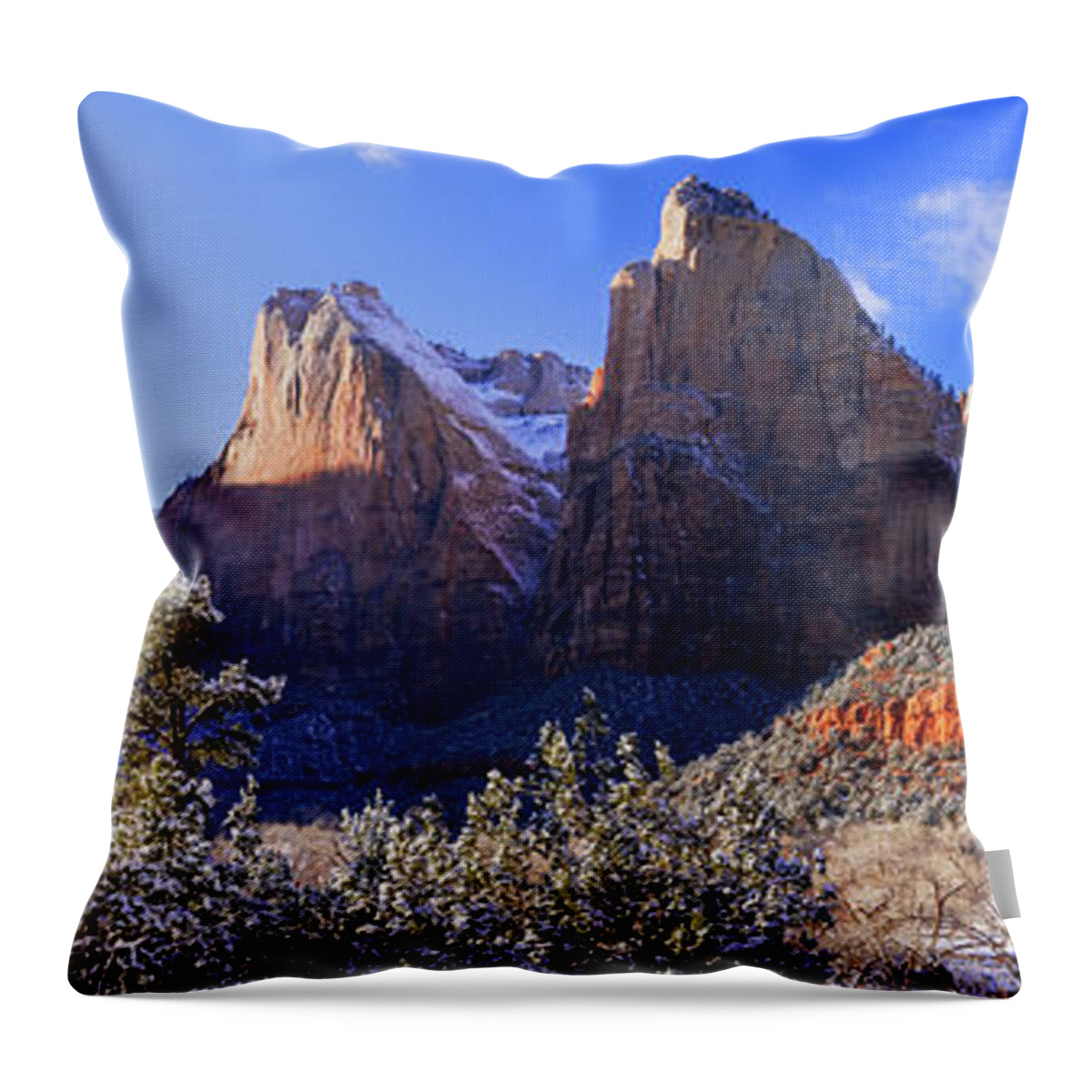 Patriarchs Throw Pillow featuring the photograph Patriarchs by Chad Dutson