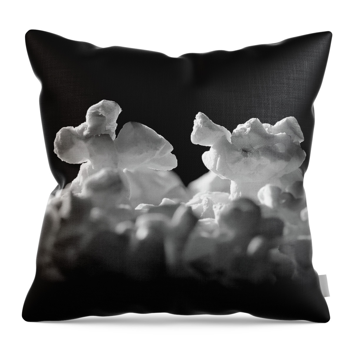 Popcorn Throw Pillow featuring the photograph Popcorn Paso Doble by Ted Keller