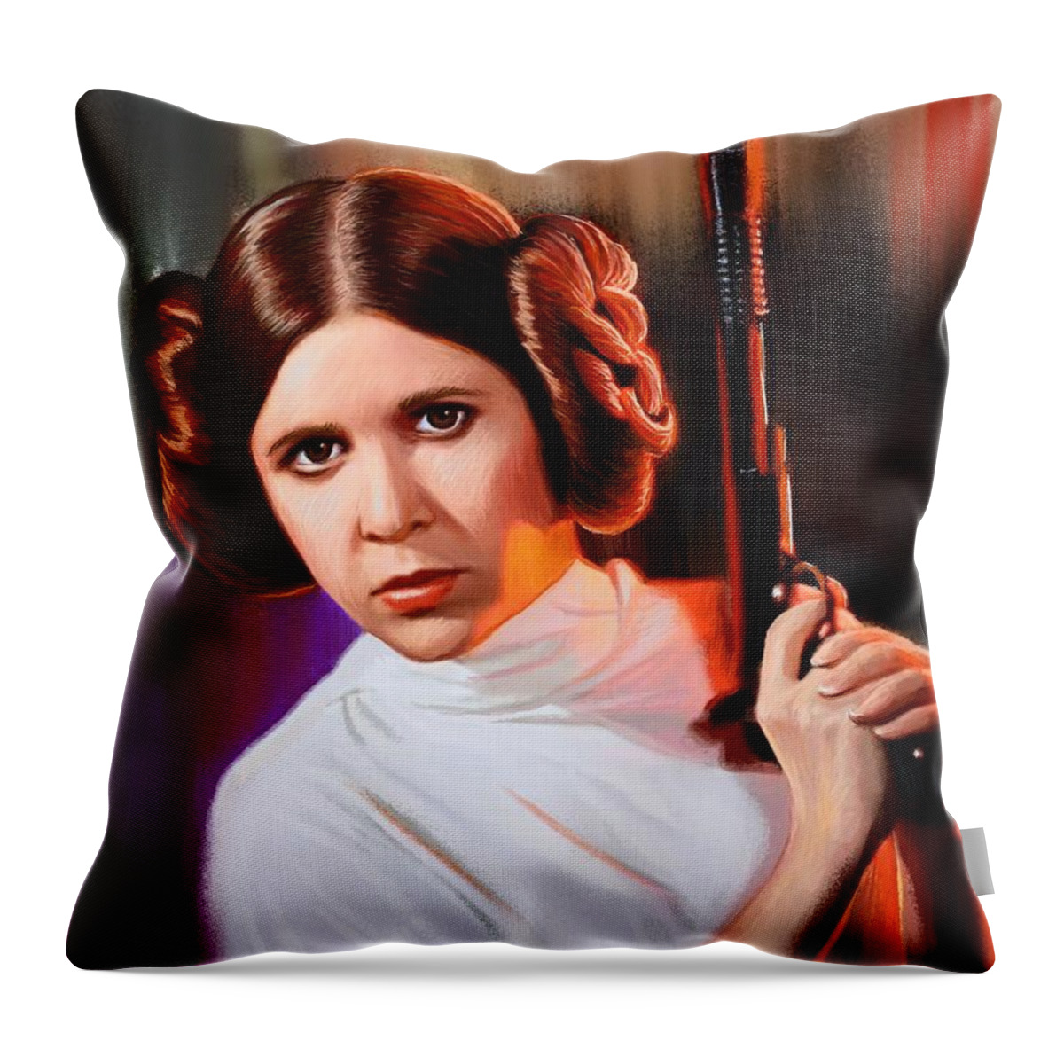 Princess Leia Throw Pillow for Sale by 