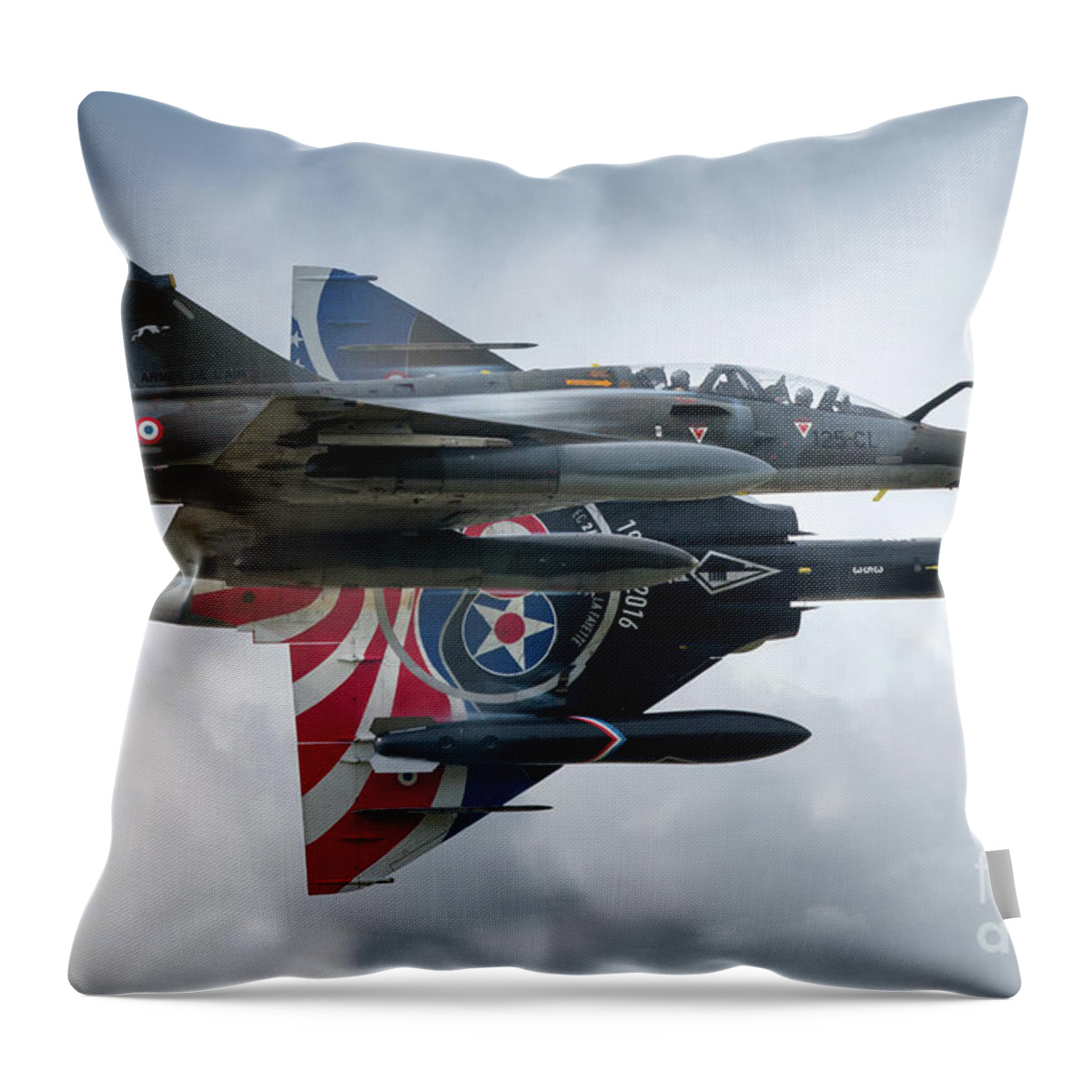 Ramex Delta Throw Pillow featuring the digital art Ramex Farewell by Airpower Art