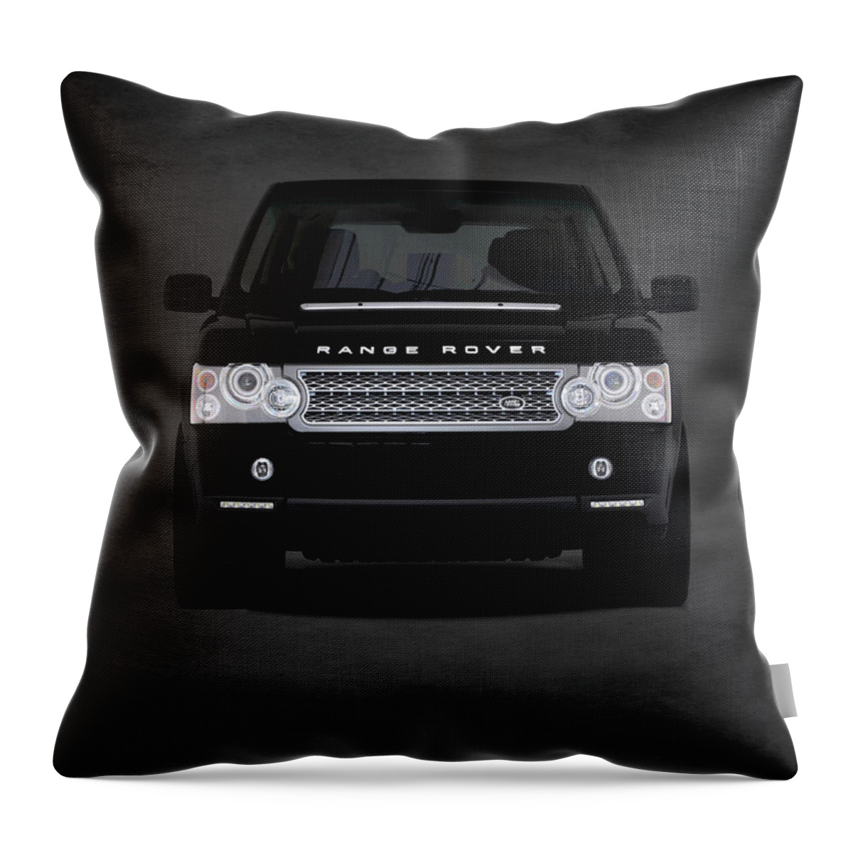 Range Rover Throw Pillow featuring the photograph Range Rover by Mark Rogan