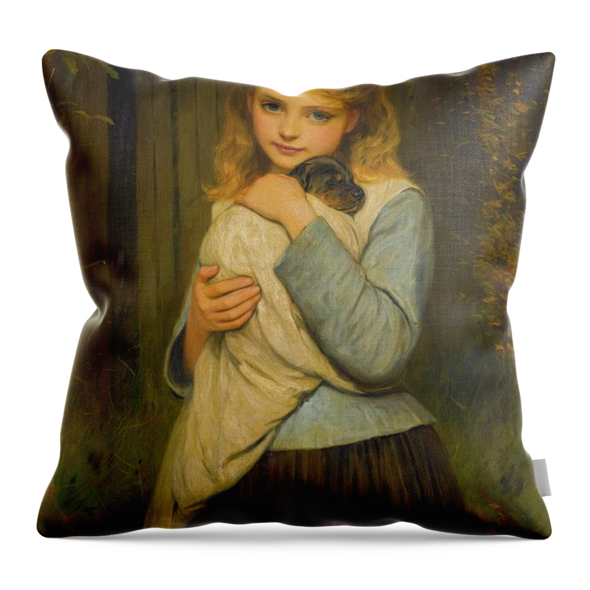 Charles Sillem Lidderdale (british Throw Pillow featuring the painting Reception mom by MotionAge Designs