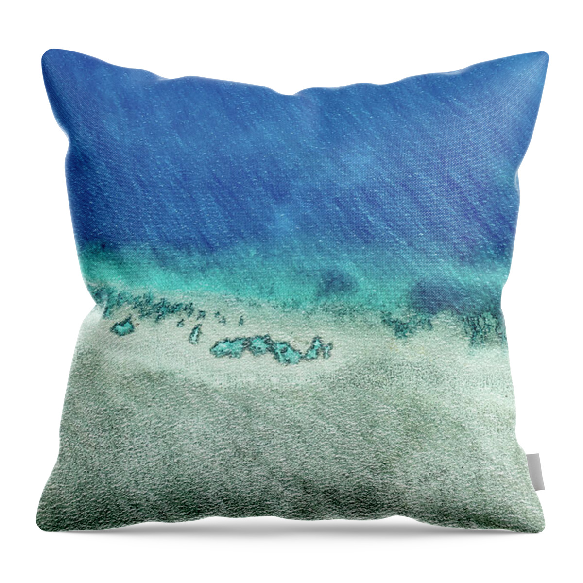 Australia Throw Pillow featuring the photograph Reef Barrier by Az Jackson