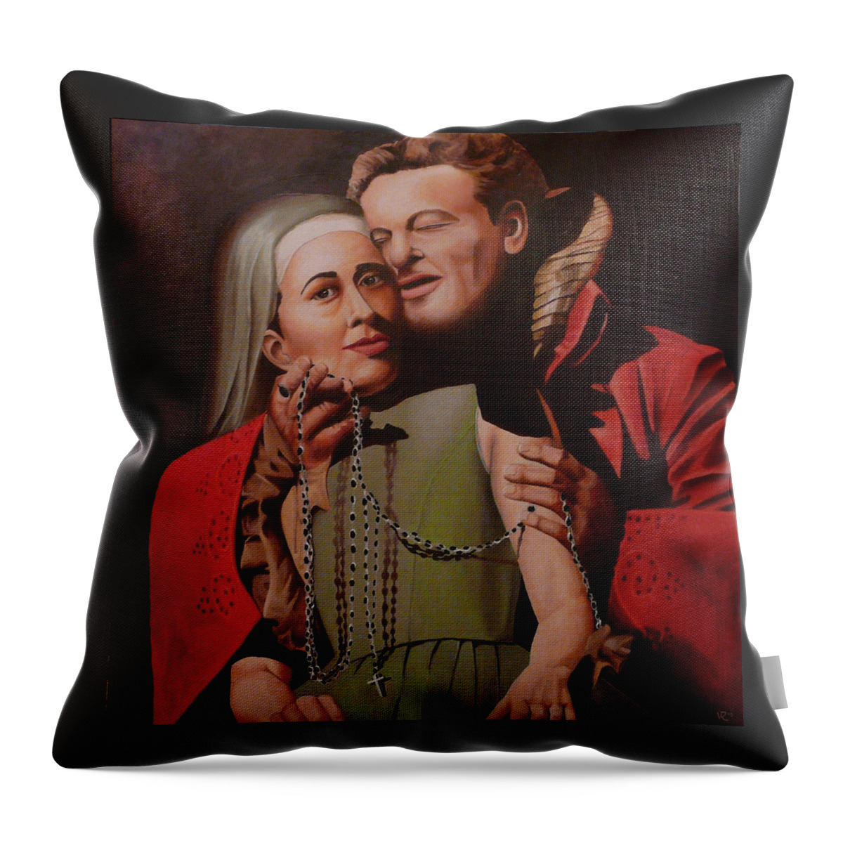 Religious Throw Pillow featuring the painting Reformation by Vic Ritchey