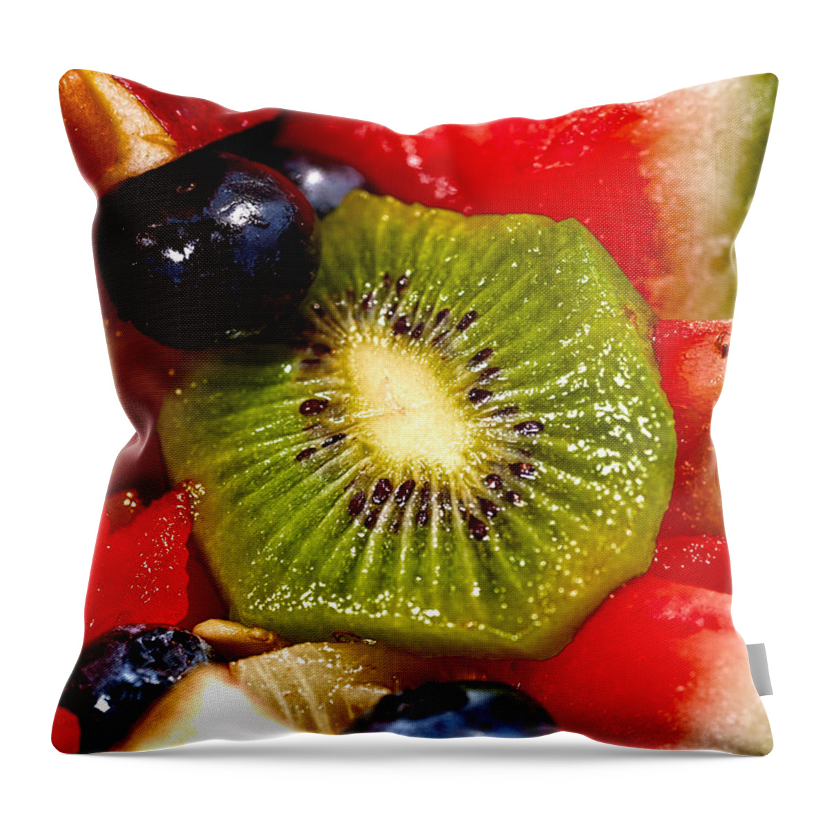 Fruit Throw Pillow featuring the photograph Refreshing by Christopher Holmes