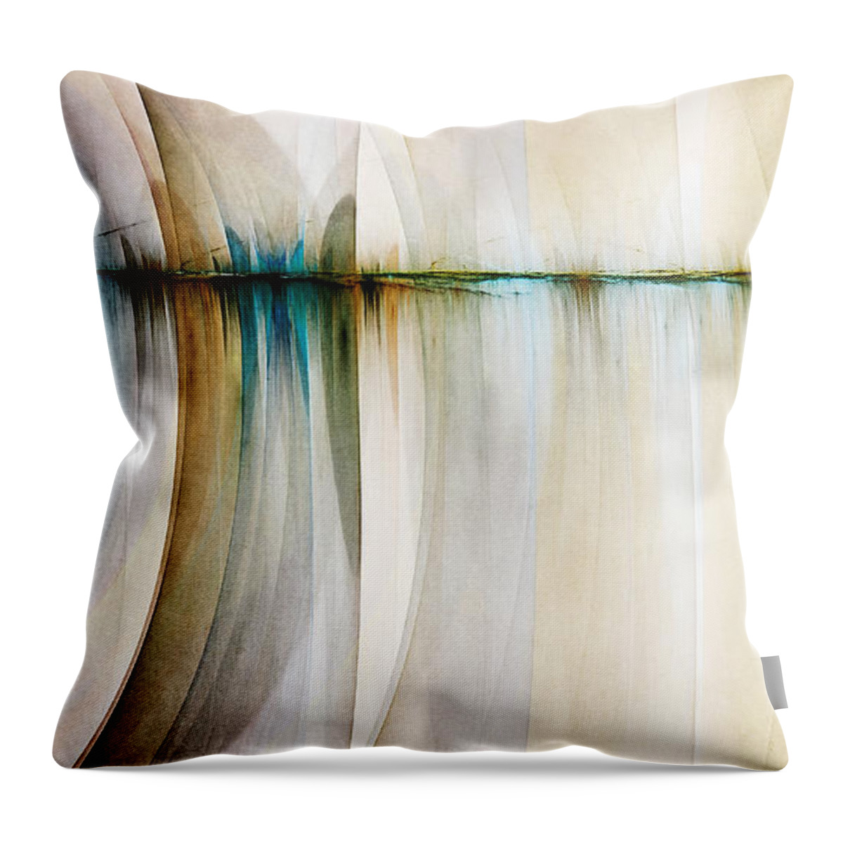 Digital Artwork Throw Pillow featuring the digital art Rift in Time by Scott Norris