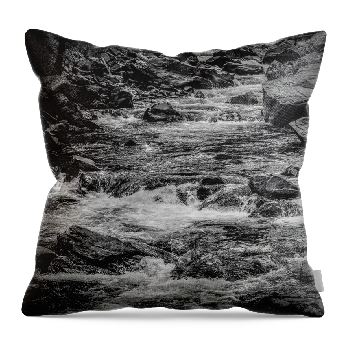 Rocks Throw Pillow featuring the photograph Rocky by Michael Brungardt