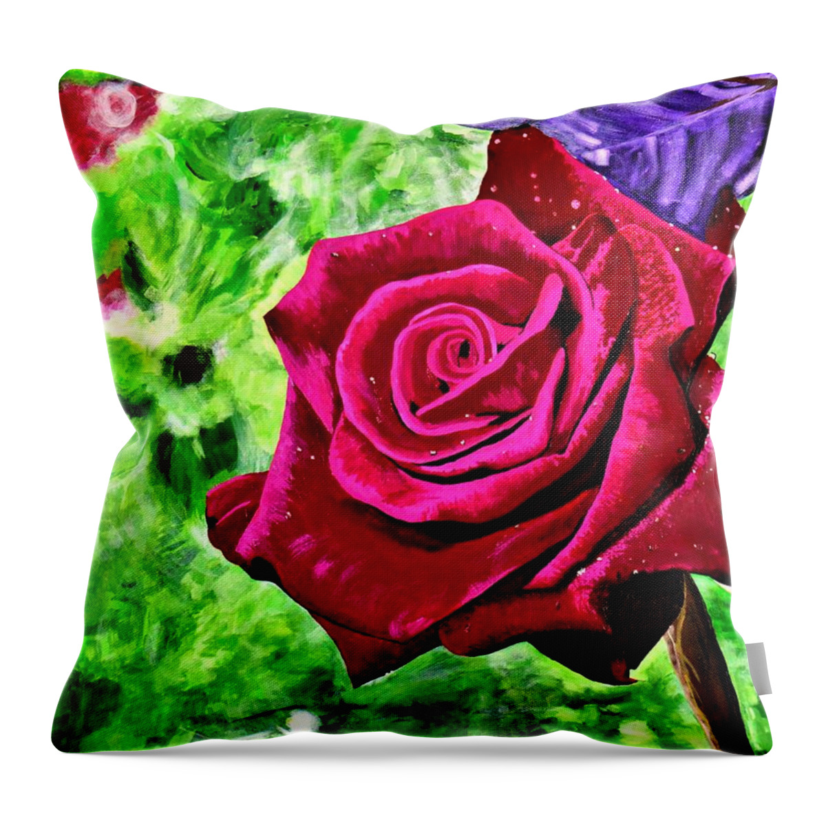 Rose Throw Pillow for Sale by Erin O'Brien