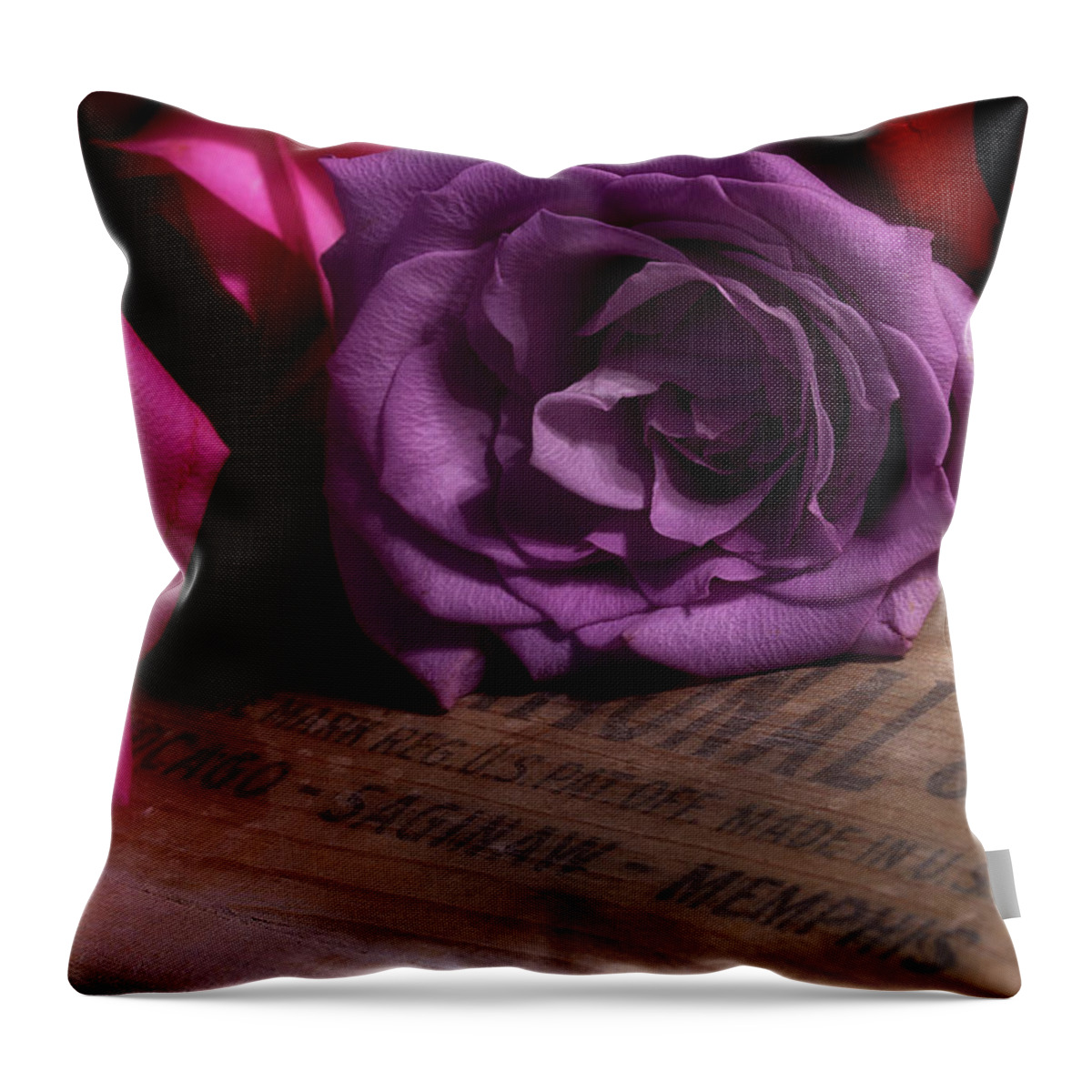 Roses Throw Pillow featuring the photograph Rose Series 2 by Mike Eingle