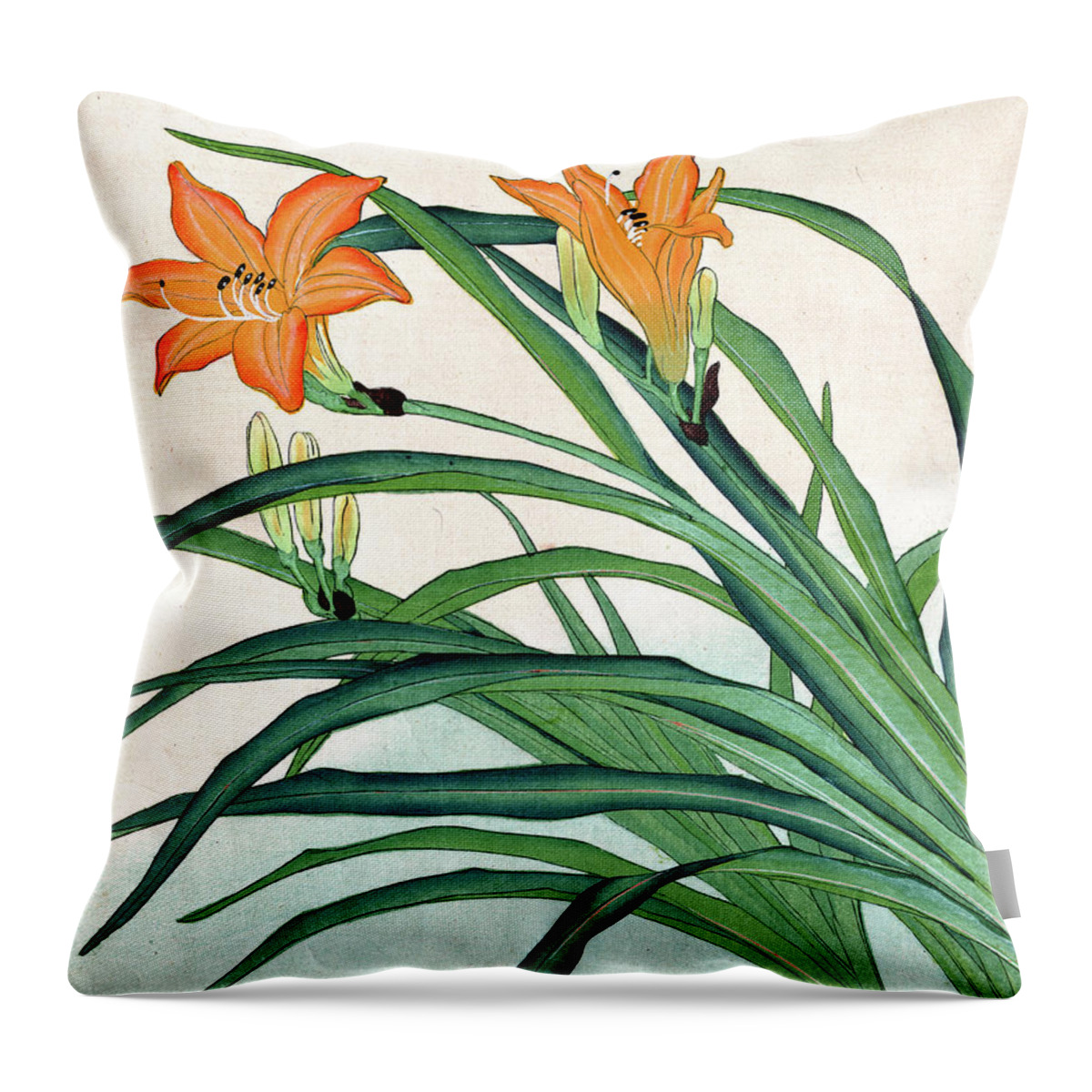  Throw Pillow featuring the painting Roys Collection 1 by John Gholson