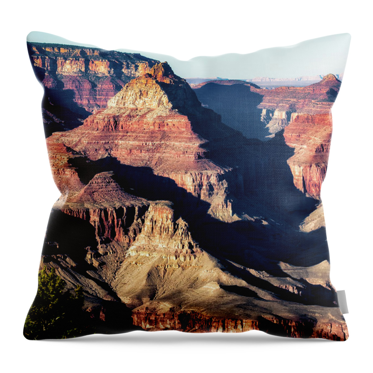 Grand Canyon Throw Pillow featuring the photograph Rugged Beauty by James Barber