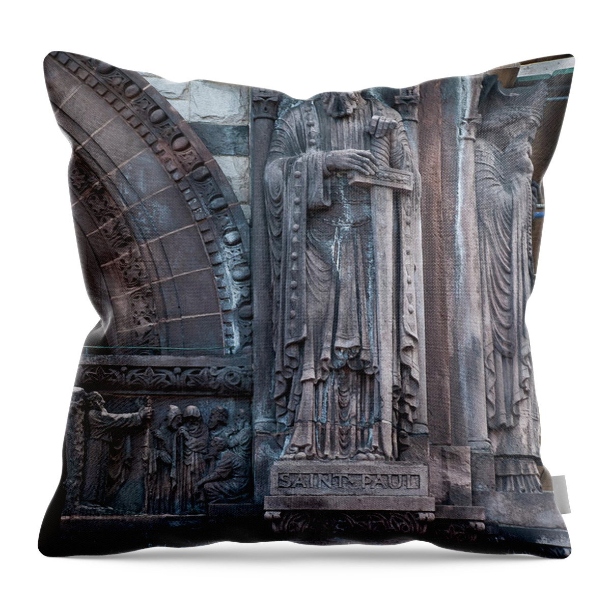 Boston Throw Pillow featuring the photograph Saint Paul by Rick Mosher
