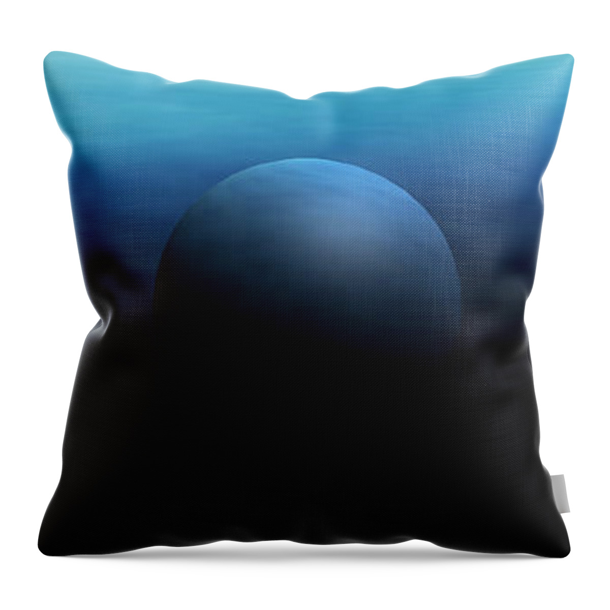 Particles Throw Pillow featuring the digital art Sand Sphere by Pelo Blanco Photo