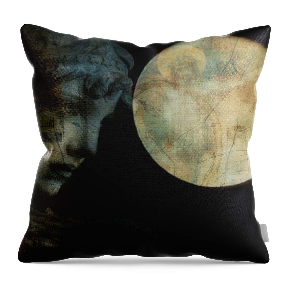 Love Throw Pillow featuring the digital art Satellite of Love by Paul Lovering