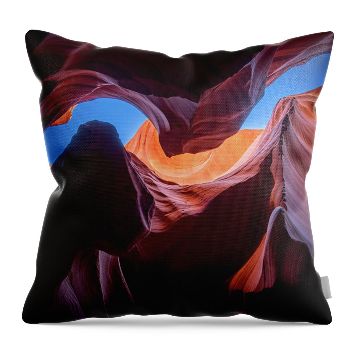 Amaizing Throw Pillow featuring the photograph Sculptures Of Desert by Edgars Erglis