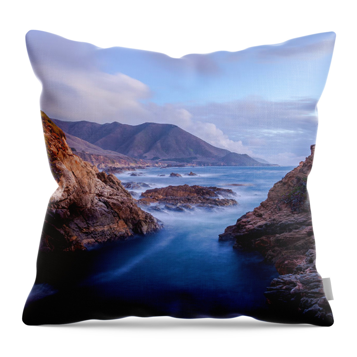 Landscape Throw Pillow featuring the photograph SeaGate by Jonathan Nguyen