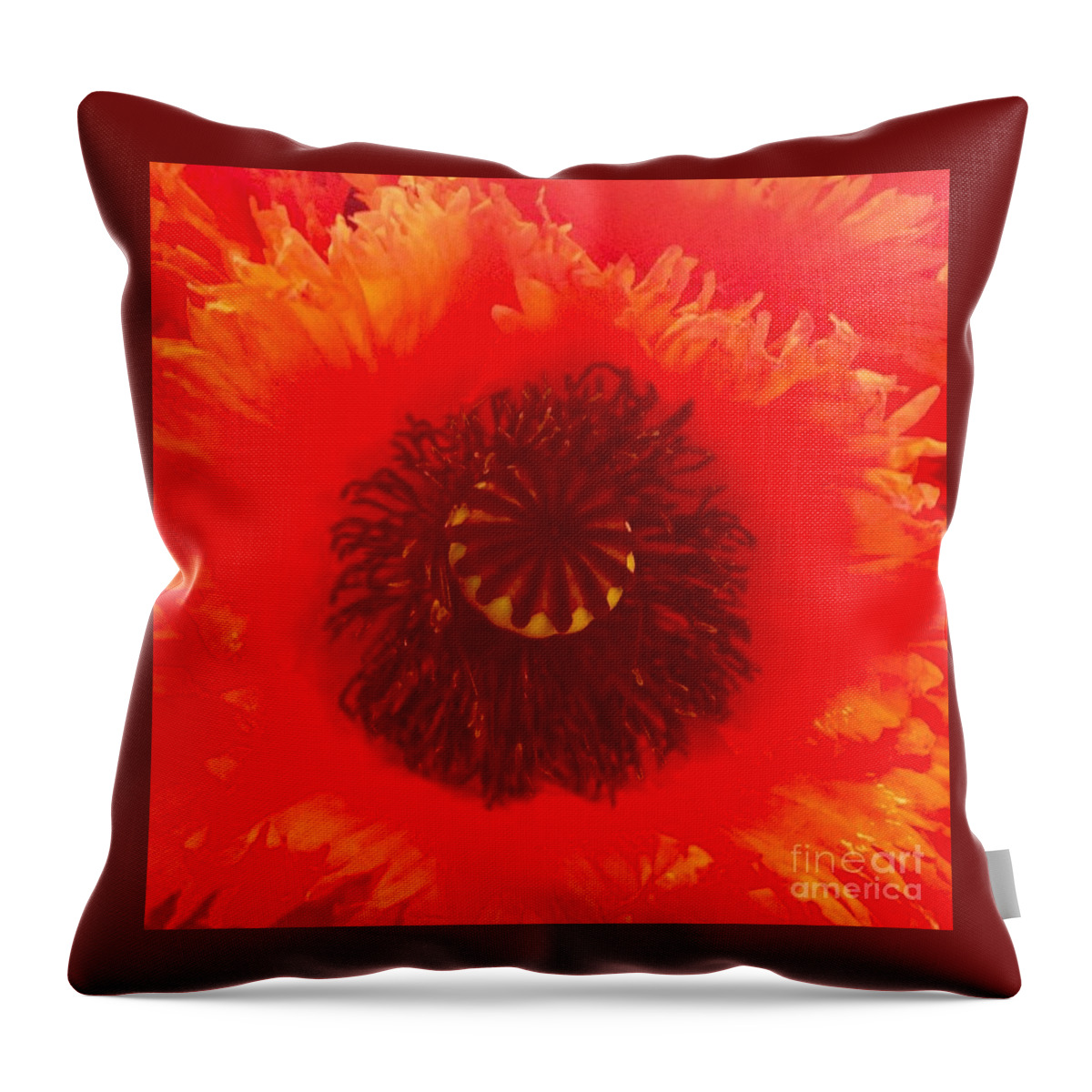Flower Throw Pillow featuring the photograph Seattle by Denise Railey