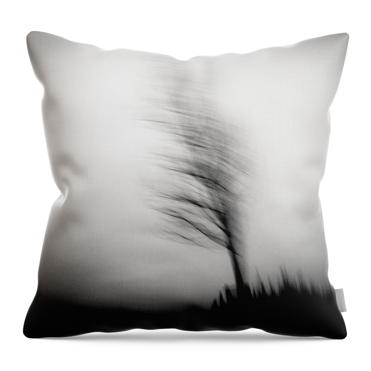 Tree Throw Pillow featuring the photograph Shadow Dancer by Dorit Fuhg