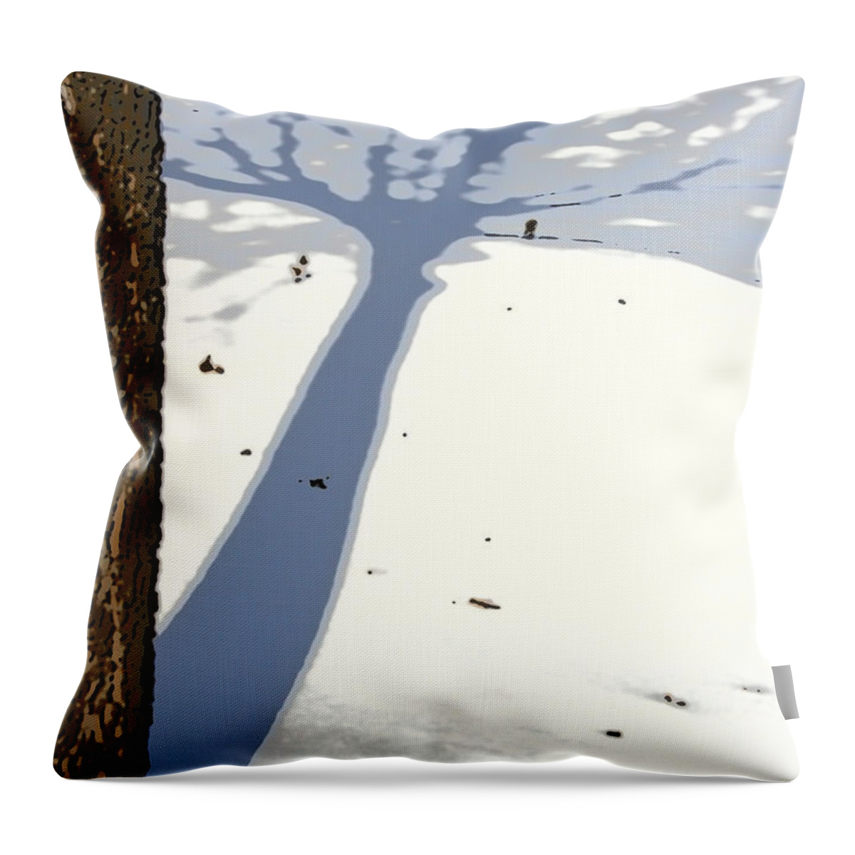 Shadow Throw Pillow featuring the photograph Shadow by Julie Lueders 