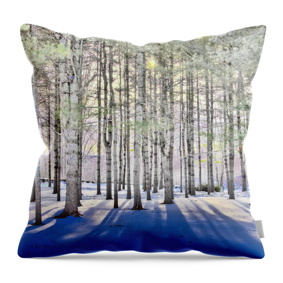 Treescape Throw Pillow featuring the photograph Shadowfax by Jeff Cooper