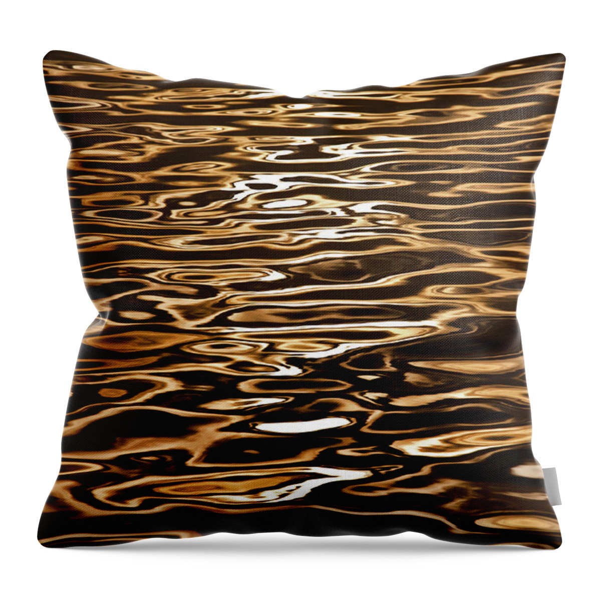 Australian Beaches Throw Pillow featuring the photograph Shimmering Reflections by Az Jackson