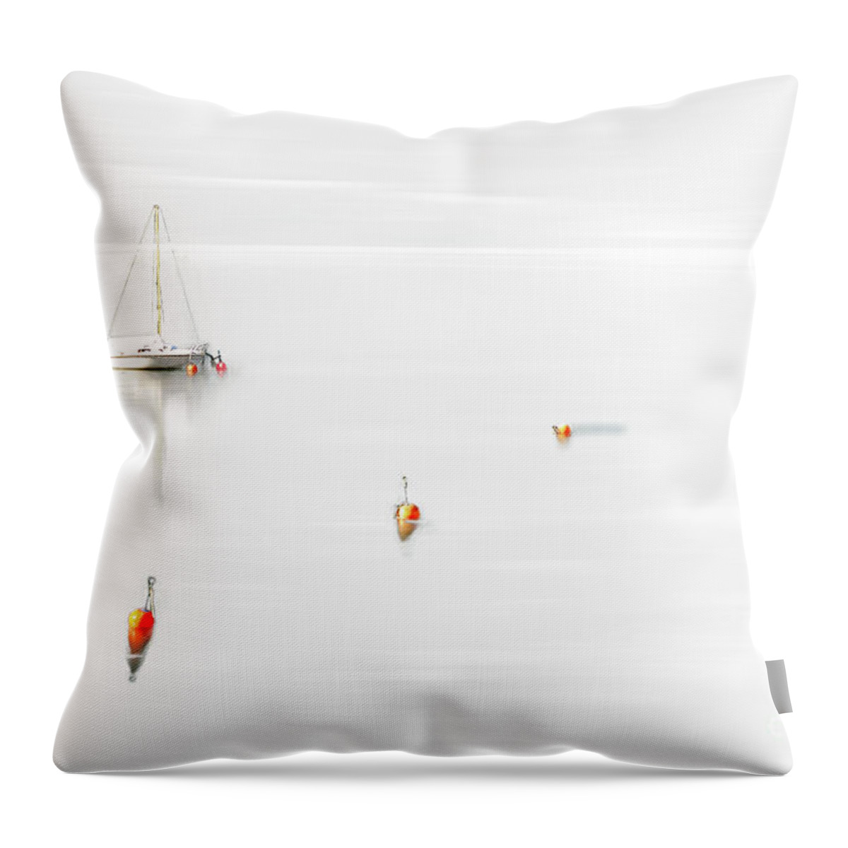 Sailing Throw Pillow featuring the photograph Silent Sailing by Hannes Cmarits