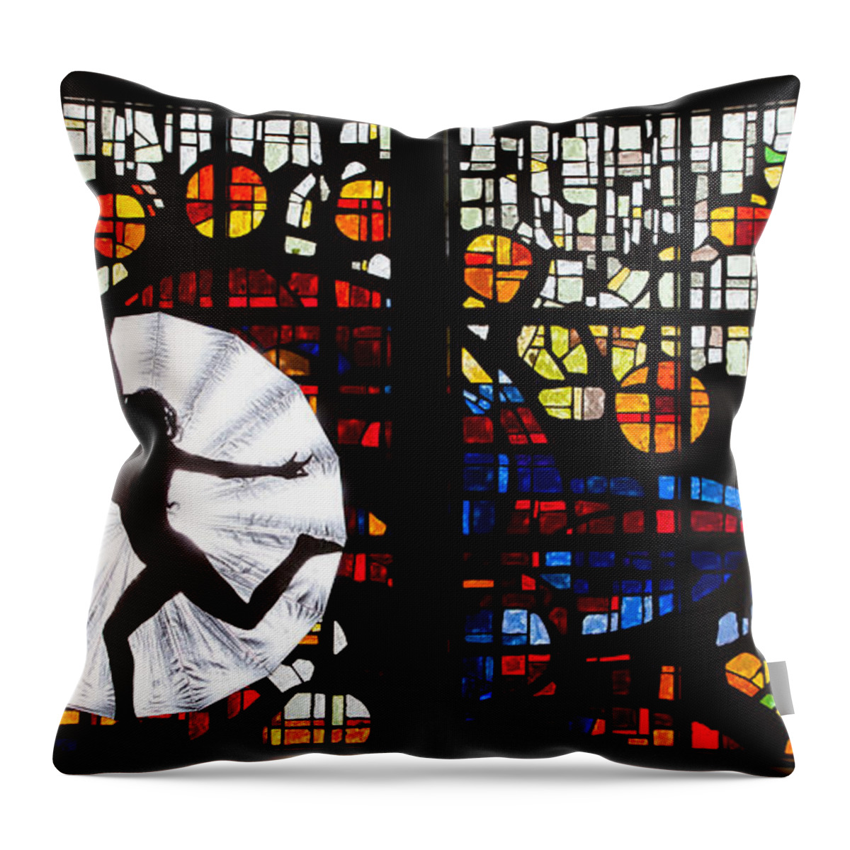 Silhouettes Throw Pillow featuring the photograph Silhouette 321 by Michael Fryd