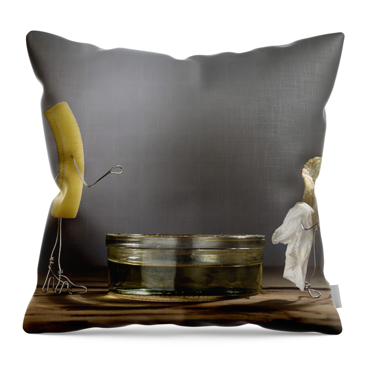 Simple Things Throw Pillow featuring the photograph Simple Things - Potatoes by Nailia Schwarz