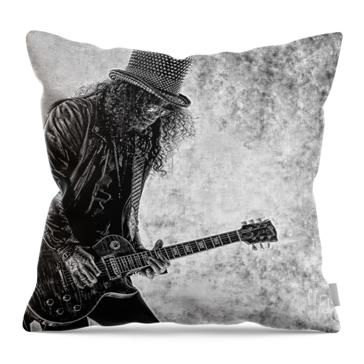 Slash - Guitarist Digital Art by Ian Gledhill - Pixels