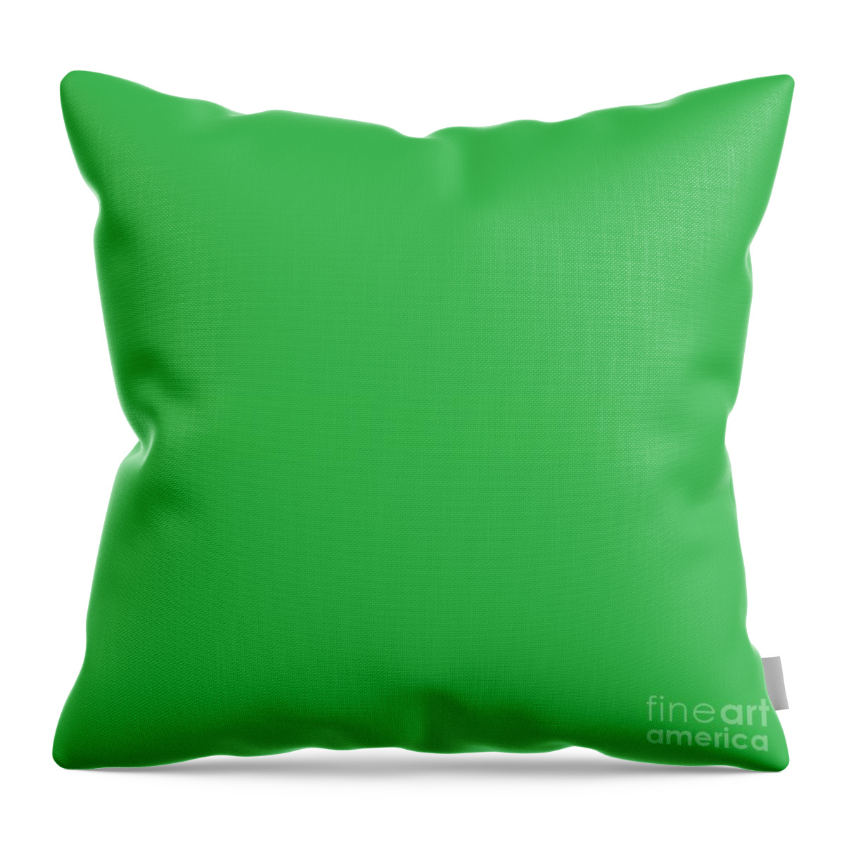 Green Throw Pillow featuring the digital art Solid Green Color Trend Tends Trending by Delynn Addams