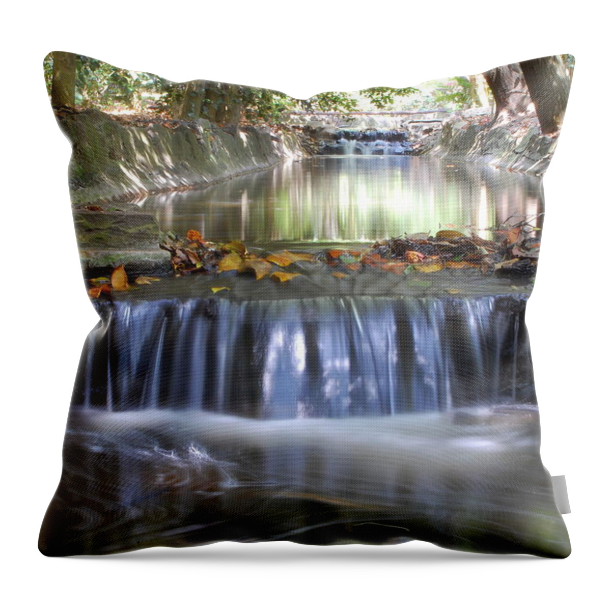 Water Throw Pillow featuring the photograph Soothing Waters by Amy Fose