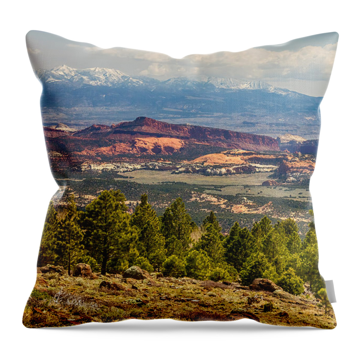 Utah Throw Pillow featuring the photograph Spectacular Utah Landscape Views by James BO Insogna