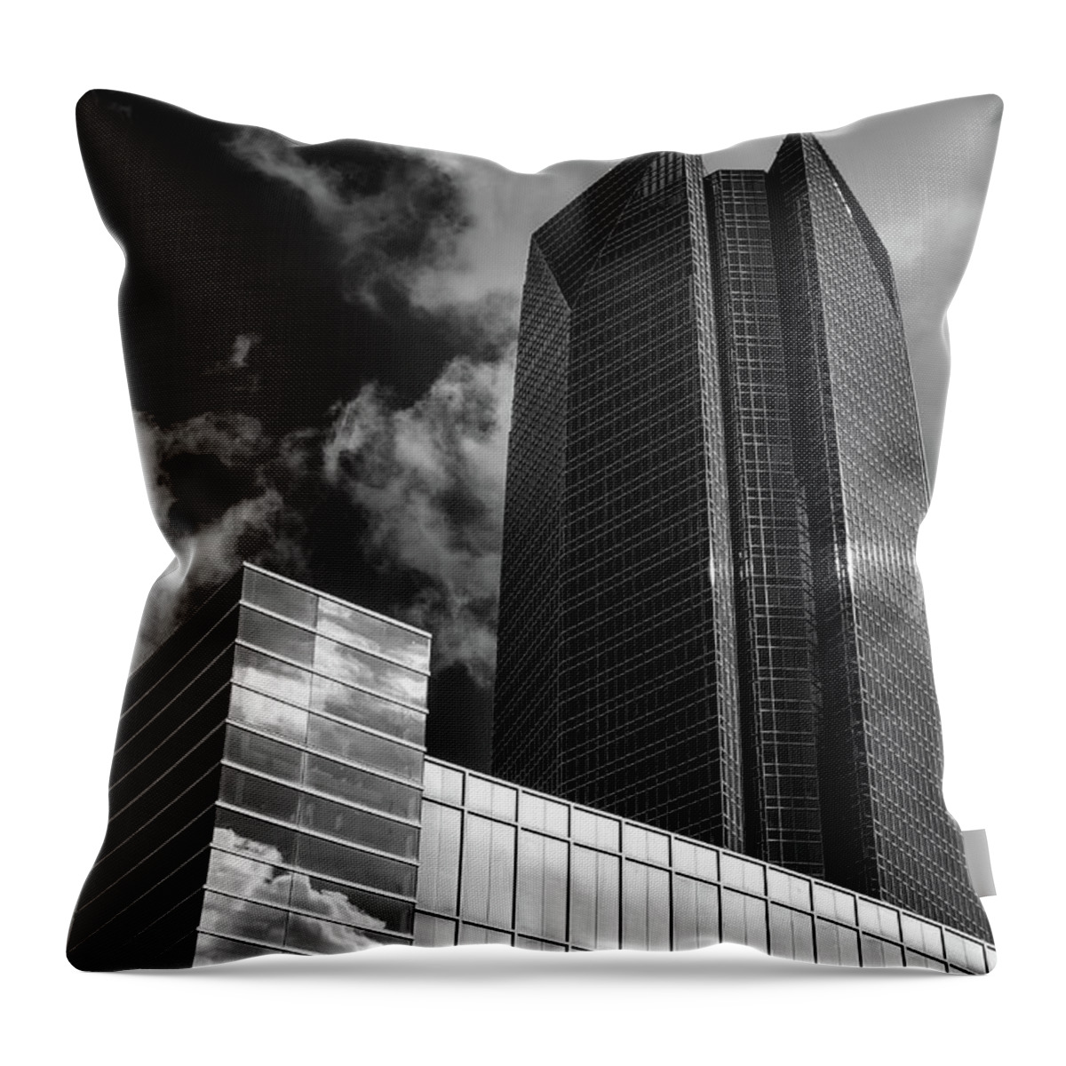 Fine Art Throw Pillow featuring the photograph Structural by James Barber