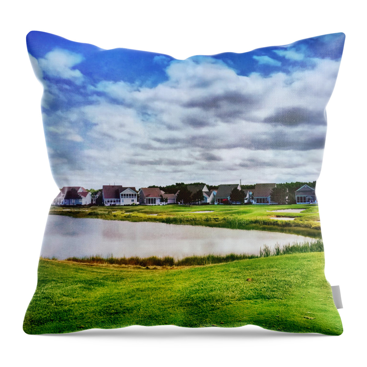 Suburbs Throw Pillow featuring the photograph Suburbia by Chris Montcalmo