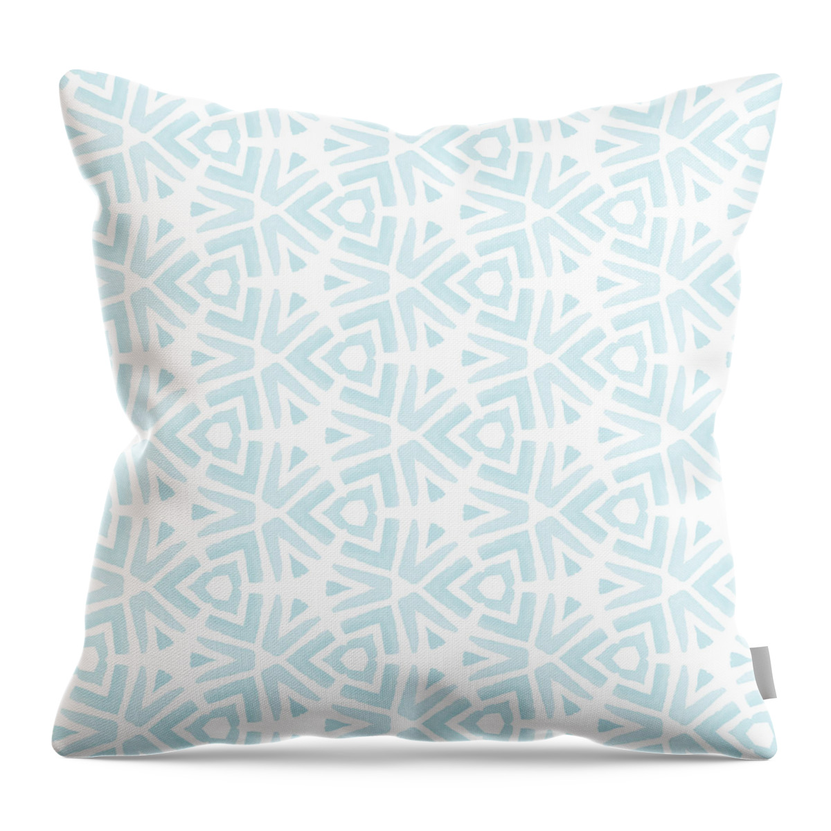 Pattern Throw Pillow featuring the digital art Summer Splash- Pattern Art by Linda Woods by Linda Woods