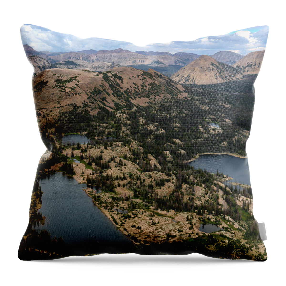 Utah Throw Pillow featuring the photograph Summit View from Mount Watson by Brett Pelletier