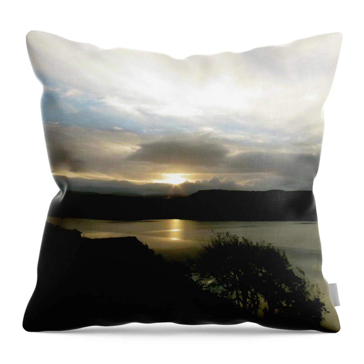 Morning Sky Throw Pillow featuring the photograph Sun Rise by Azthet Photography