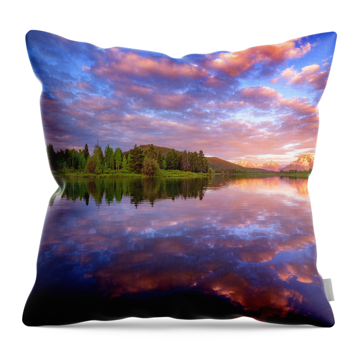 Clouds Throw Pillow featuring the photograph Sunrise Kiss by Darren White